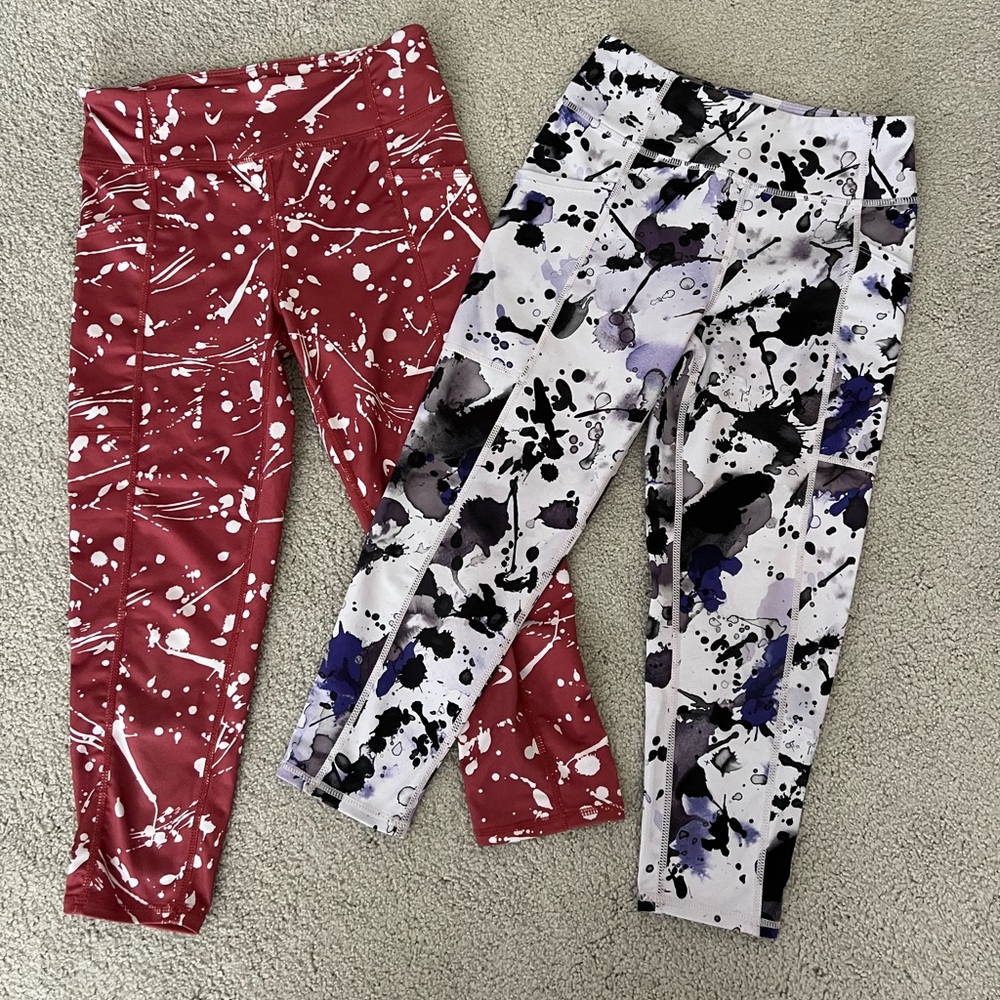 Girls Zella leggings size L